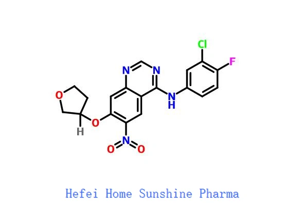 N - (3 - chloro - 4 - fluorophenyl) - 6 - ไนโตร - 7 - [[(3S) - tetrahydro - 3 - furanyl] oxy] - 4 - QuinazolinAmine CAS 314771 - 88 {{0} } 5