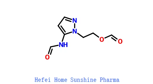 5-Formamido-1-[2-(formyloxy)เอทิล]pyrazole CAS 116856-18-9