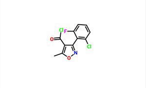 3-(2-คลอโร-6-ฟลูออโรฟีนิล)-5-เมทิลิสัวซาโซล-4-คาร์บอนิลคลอไรด์ CAS 69399-79-7