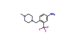 4- (4-Methylpiperazinomethyl) -3- (ไตรฟลูออโรเมทิล) อะนิลีน CAS 694499-26-8