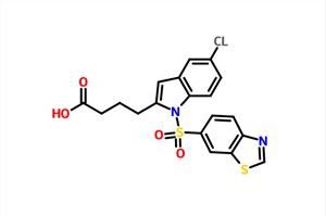 5-chloro-1-[(6-benzothiazolyl)sulfonyl]-1H-indole-2-butanoic Acid CAS 927961-18-0