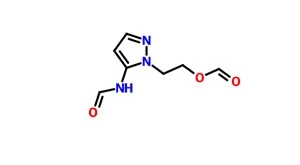5-Formamido-1-[2-(formyloxy)เอทิล]pyrazole CAS 116856-18-9