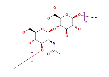 กรดไฮยาลูโรนิก CAS 9004-61-9